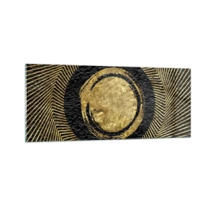 Quadro em vidro - Composição glamourosa - 100x40 cm