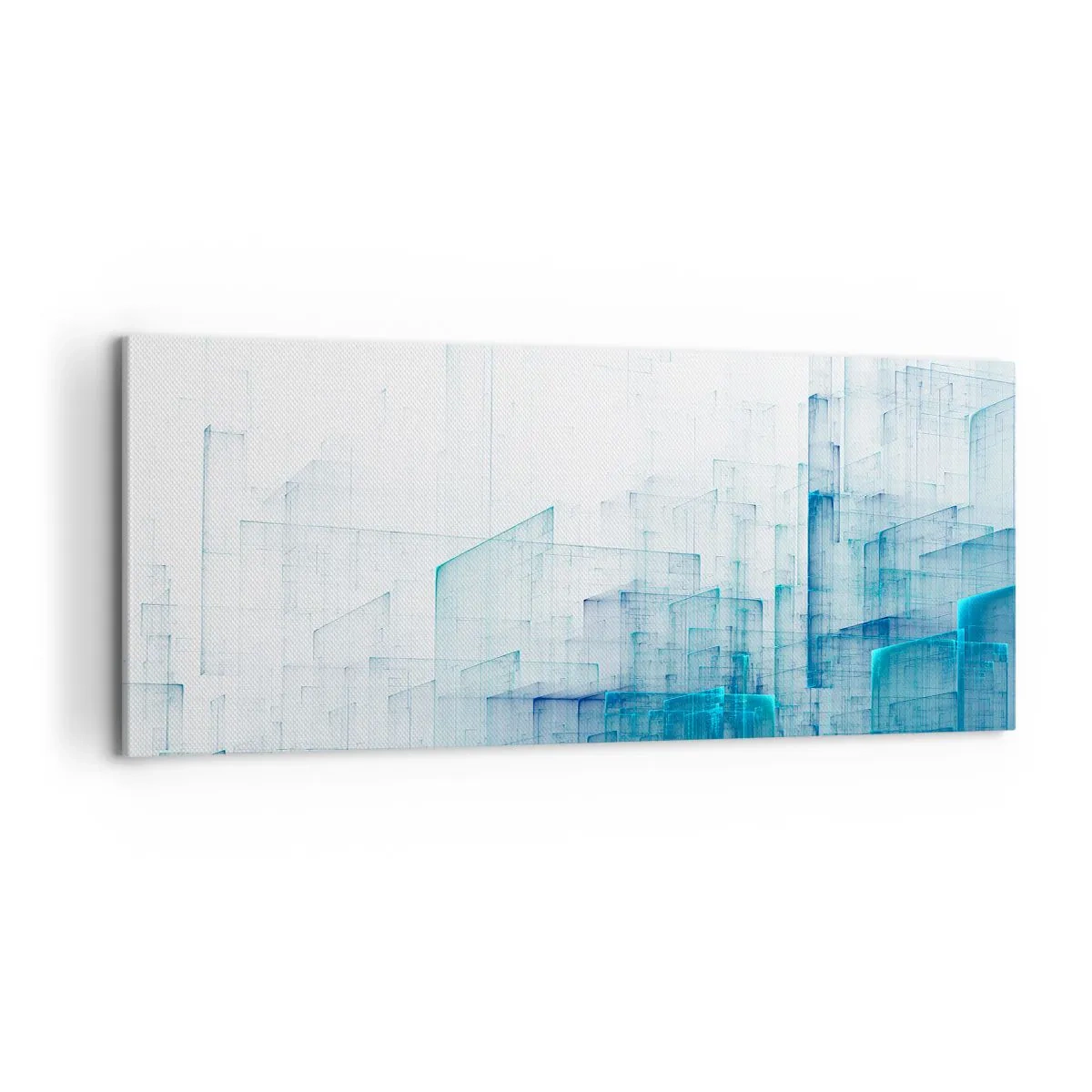 Quadro em tela - Como o espaço ficou - 100x40 cm