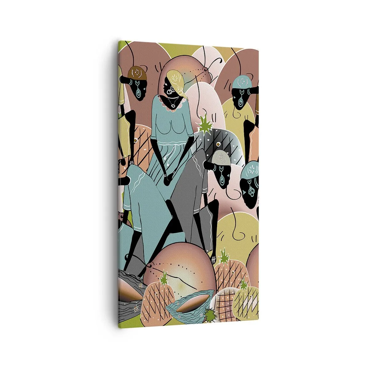 Quadro em tela - Uma grande festa se aproxima - 55x100 cm