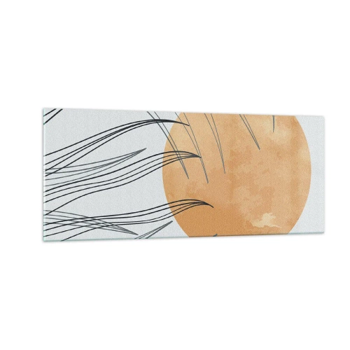 Quadro em vidro - Sempre em direção ao sol - 100x40 cm