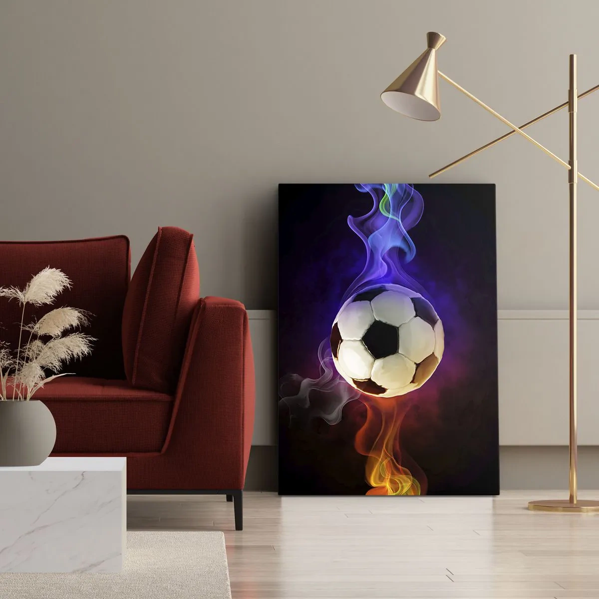 Quadro em tela - O poder mágico do jogo - 70x100 cm