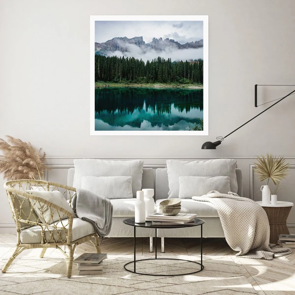 Pôster - Calma, silêncio, não vamos acordar a água... - 30x30 cm