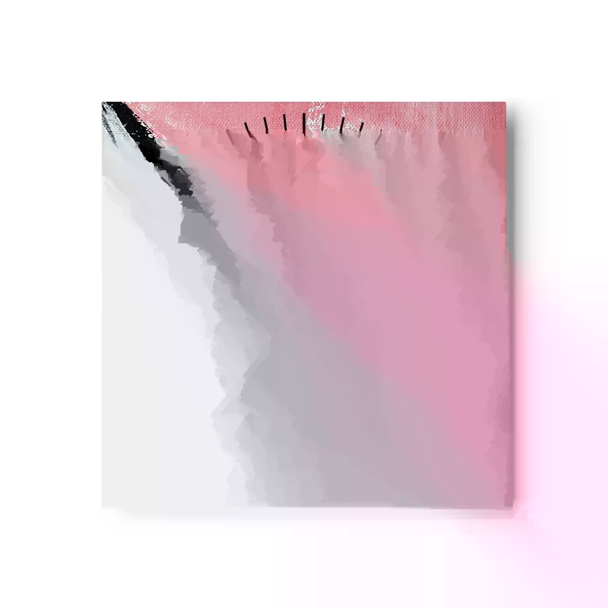 Relógio de parede - Relógio em vidro - Composição à medida - 30x30 cm