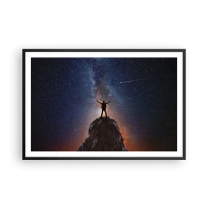 Pôster com moldura preta - A força está comigo! - 91x61 cm