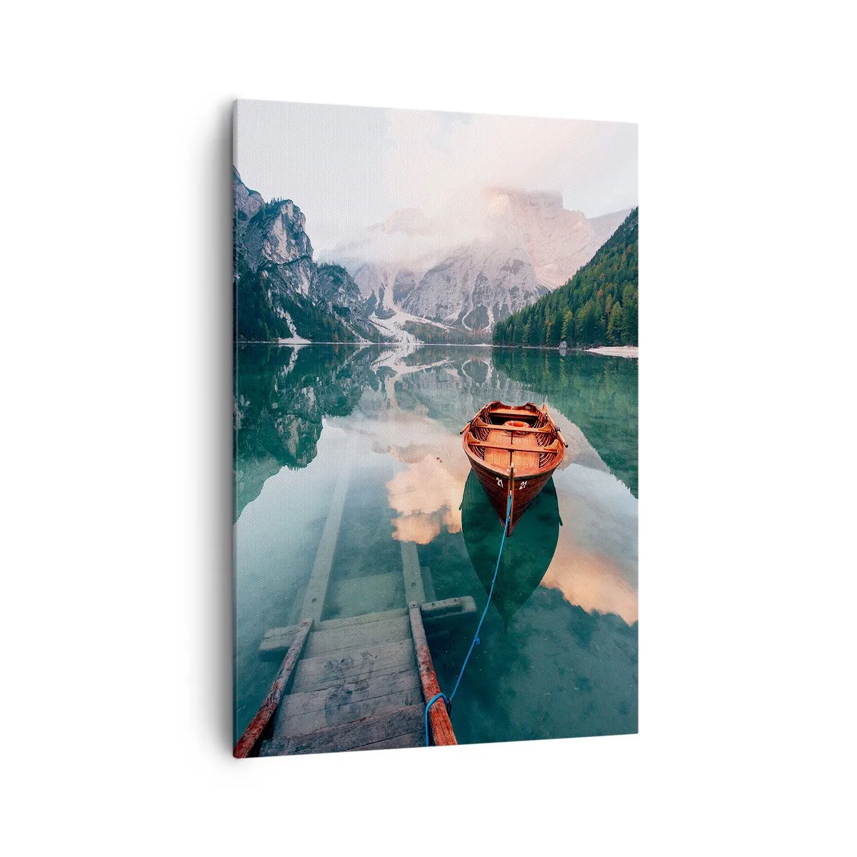 Quadro em tela - Sono tranquilo das montanhas - 70x100 cm