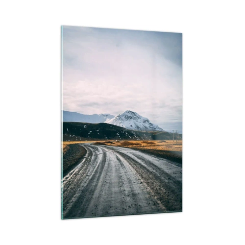 Quadro em vidro - No clima islandês - 50x70 cm