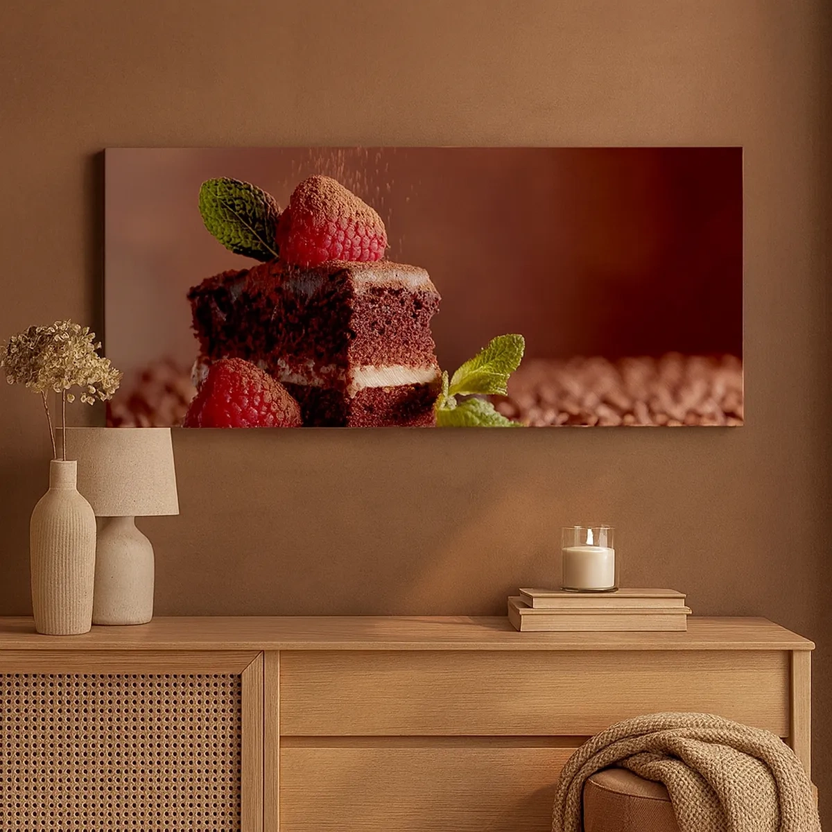 Quadro em tela - A vida é doce - 30x30 cm