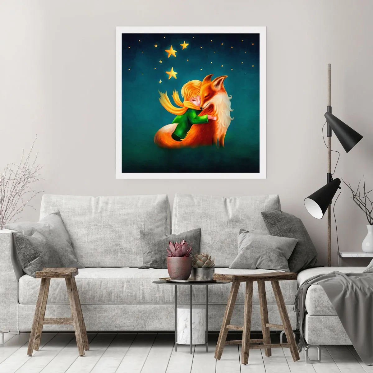 Pôster - O Pequeno Príncipe - 60x60 cm
