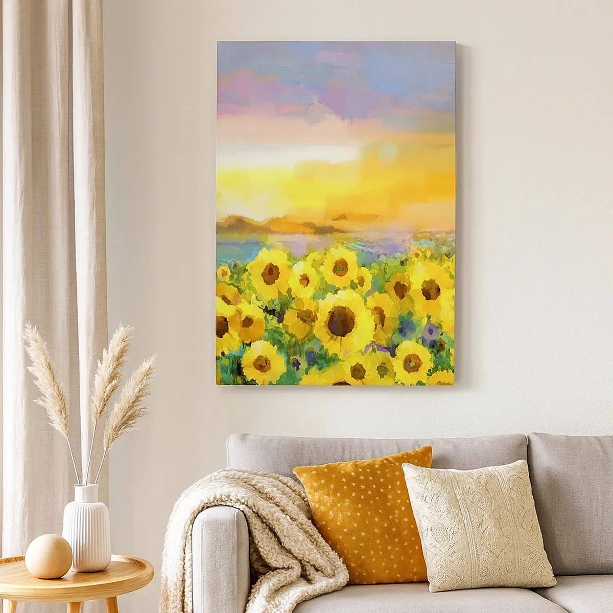 Quadro em tela - O próprio sol desceu à terra - 50x70 cm