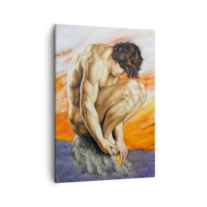 Quadro em tela - Imerso em si mesmo - 50x70 cm