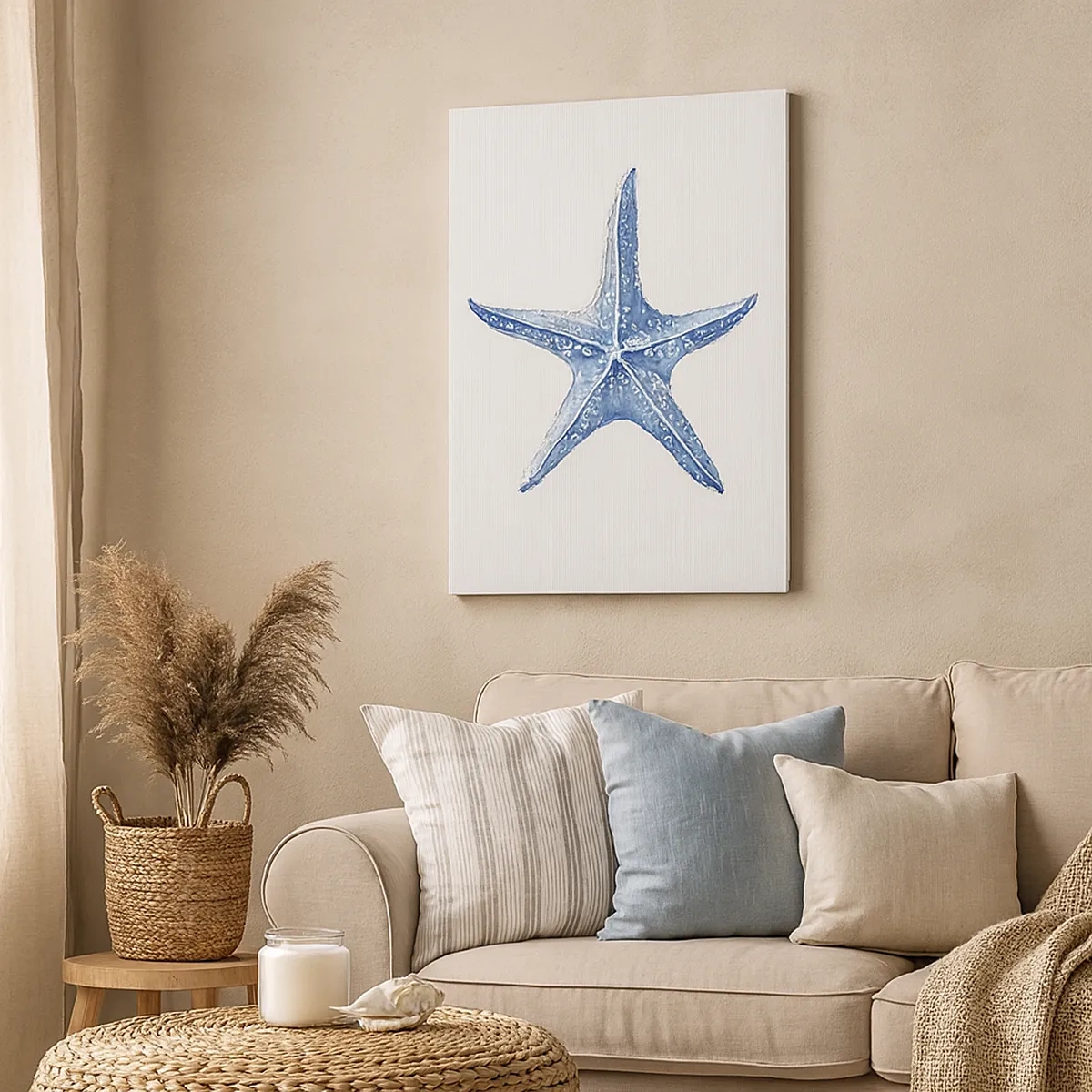 Quadro em tela - Estrela do mar - 50x70 cm