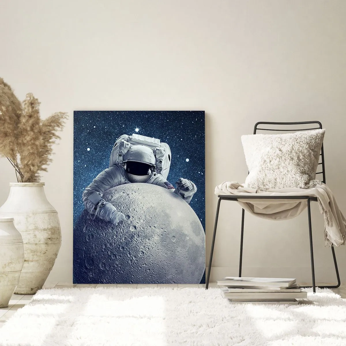 Quadro em vidro - Coringa do espaço - 50x70 cm
