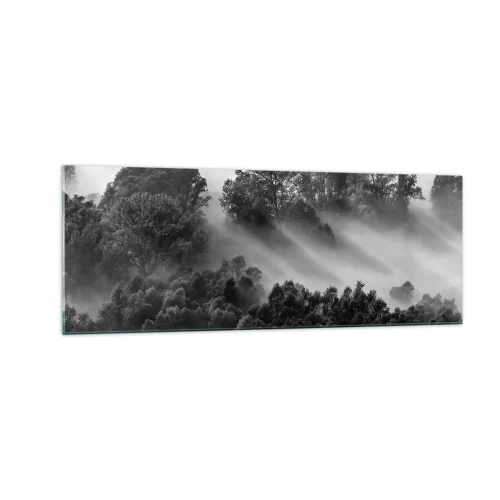 Quadro em vidro - Levantar-se do sono - 140x50 cm