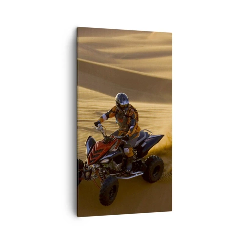Quadro em tela - Nas ondas de areia - 45x80 cm