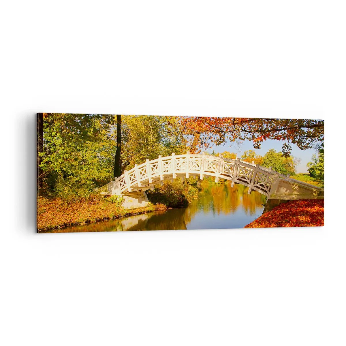 Quadro em tela - Na ponte branca dos suspiros - 140x50 cm