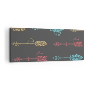 Quadro em tela - Em ordem - 100x40 cm