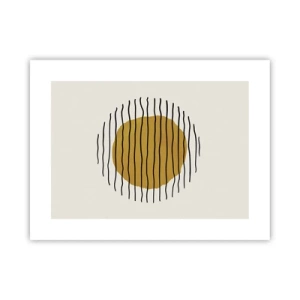 Pôster - Abstração a tremer com o calor - 40x30 cm