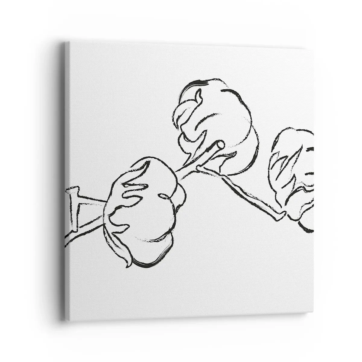 Quadro em tela - Algodão para baixo - 40x40 cm