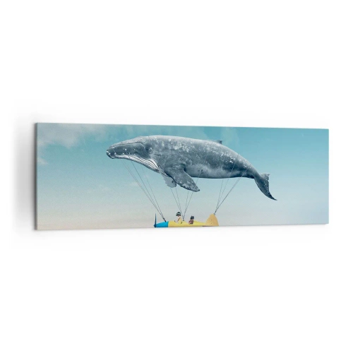 Quadro em tela - Por que não? - 160x50 cm