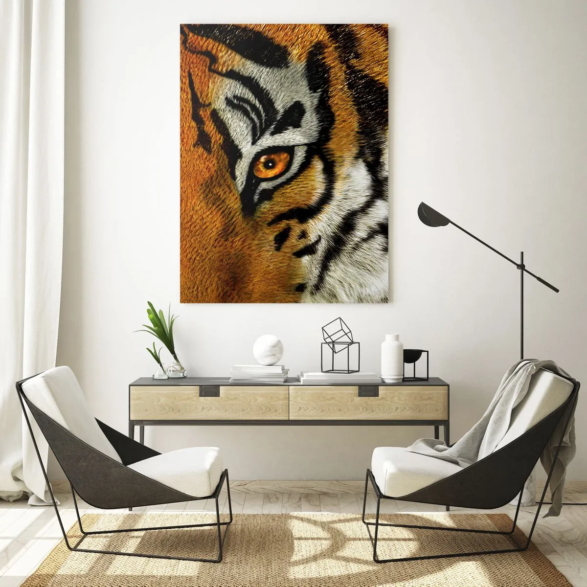 Quadro em vidro - Perigoso e bonito - 50x70 cm