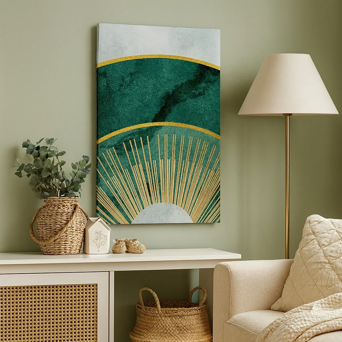 Quadro em tela - Outro sistema solar - 50x70 cm