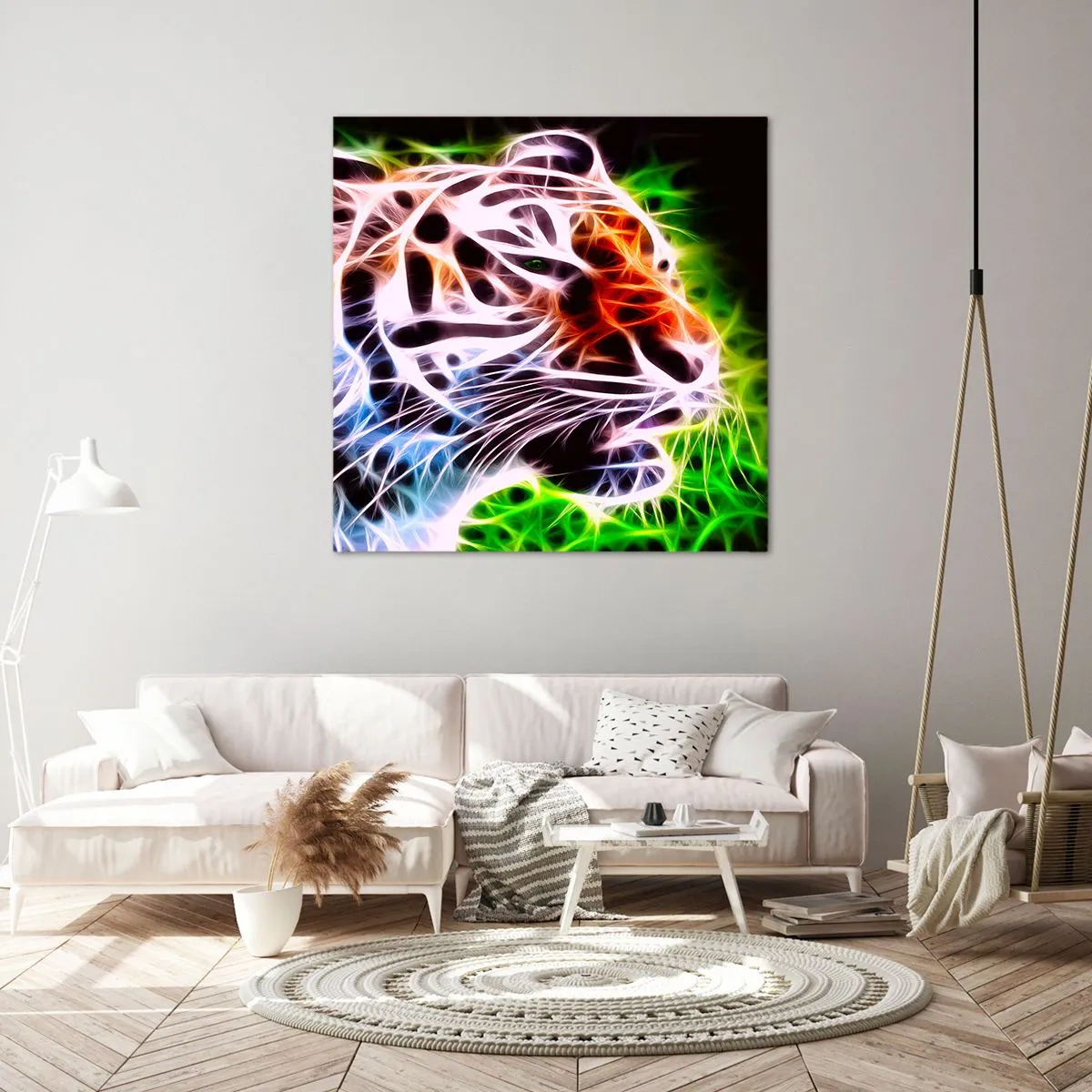 Quadro em tela - Aura perigosa - 50x50 cm