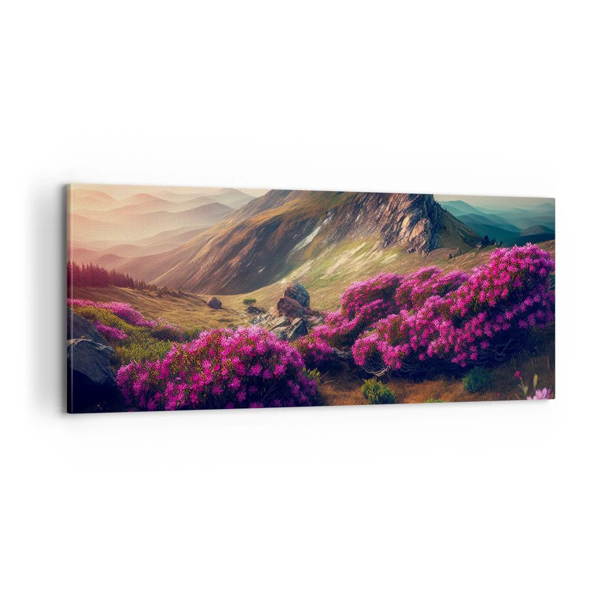 Quadro em tela - Verão nas montanhas - 100x40 cm