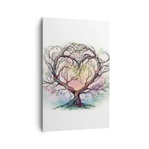 Quadro em tela - Juntos contra os vendavais - 80x120 cm