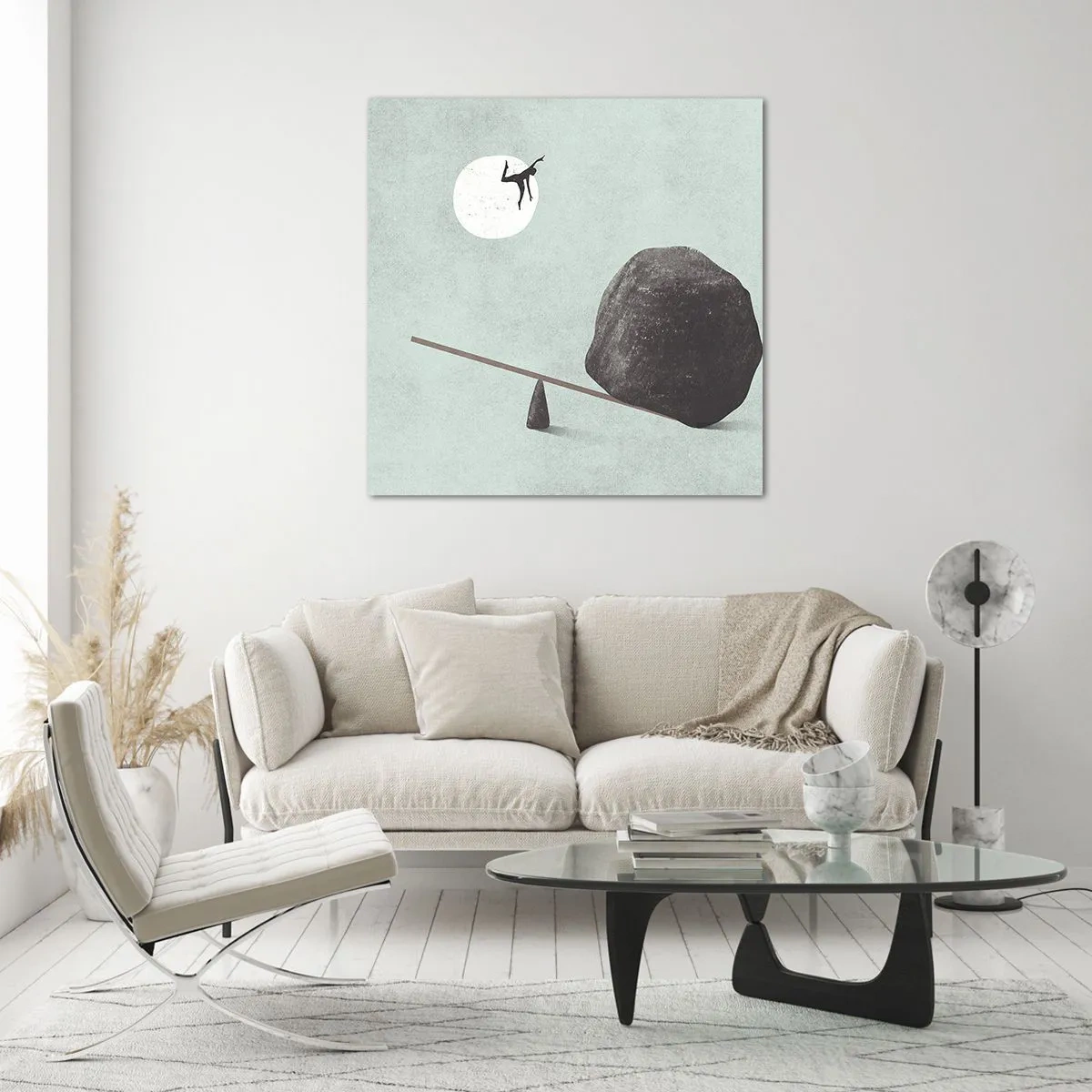 Quadro em vidro - Um sonho tornado realidade - 30x30 cm