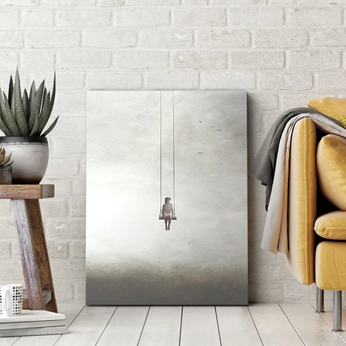 Quadro em tela - A criança em nós - 65x120 cm