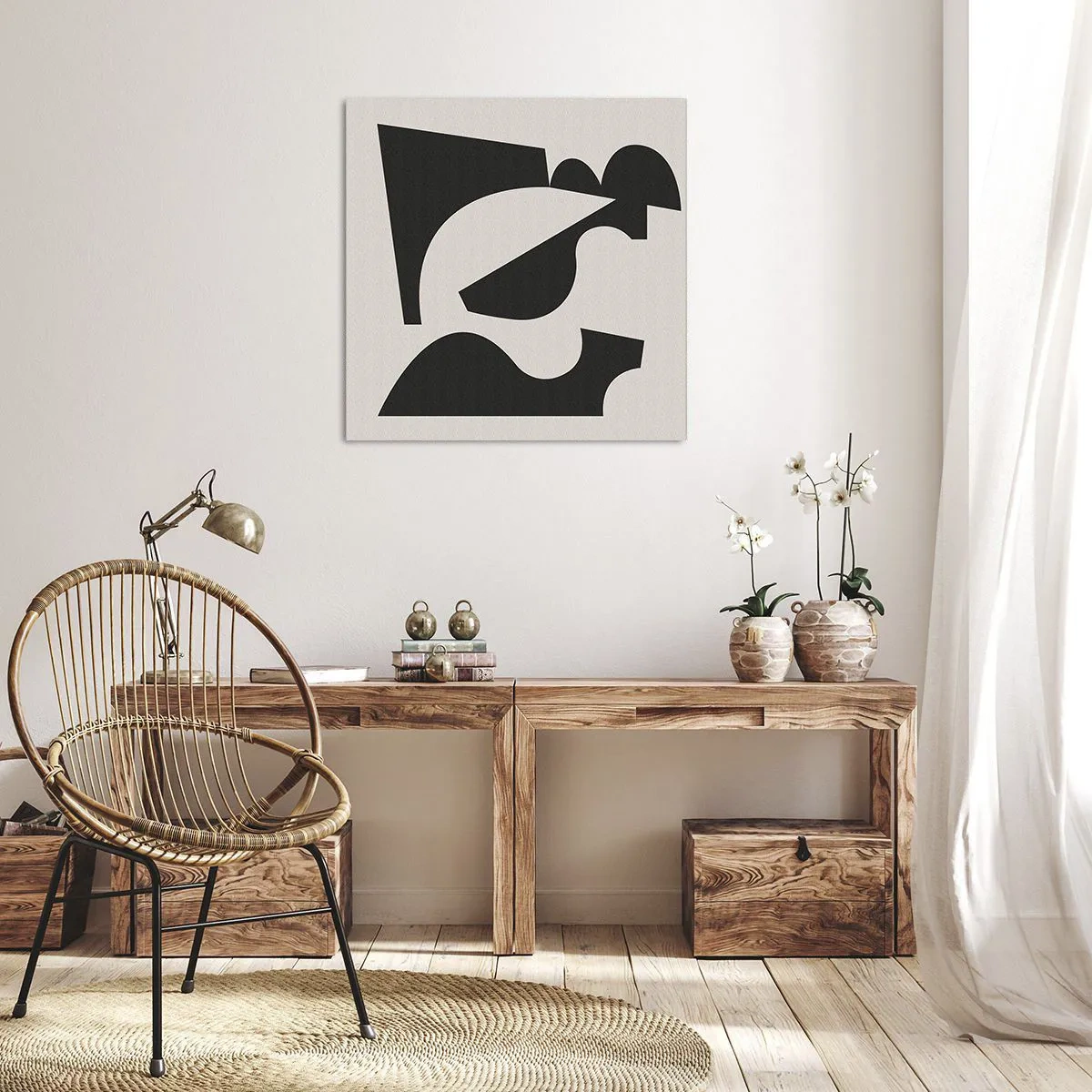 Quadro em tela - Para automontagem - 60x60 cm