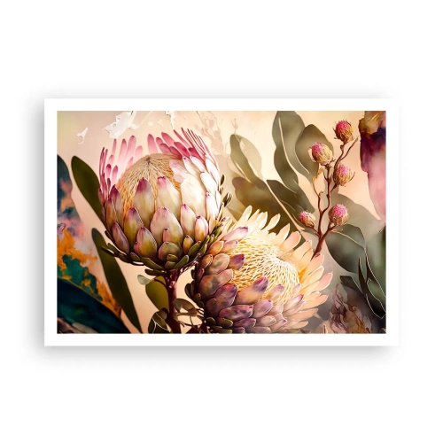 Pôster - Abraçado com ternura - 100x70 cm