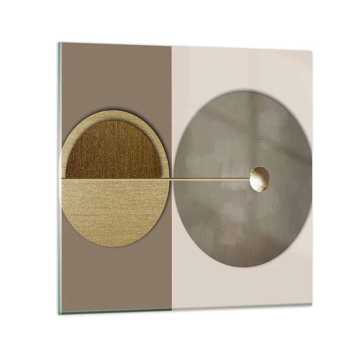 Quadro em vidro - Equilíbrio perfeito - 50x50 cm