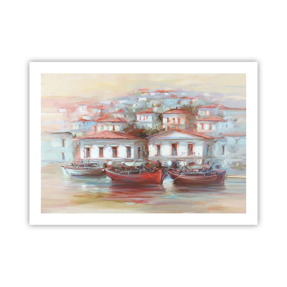 Pôster - Cidade feliz - 70x50 cm