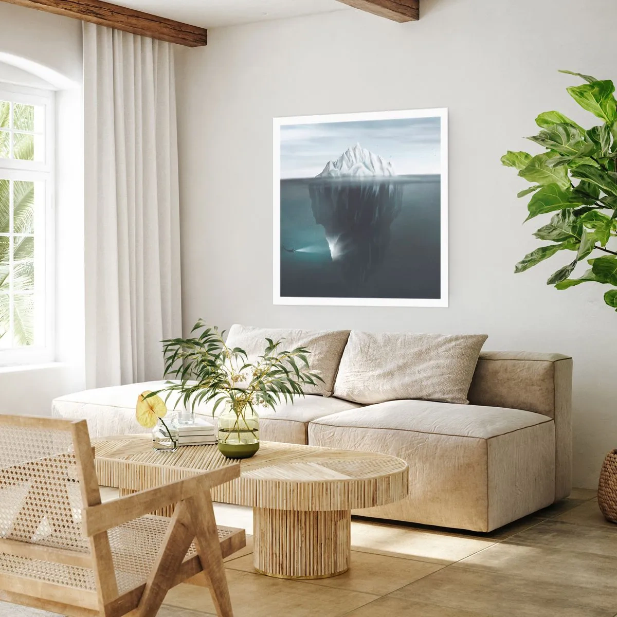 Pôster - Mistério subaquático - 40x40 cm