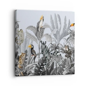 Quadro em tela - Conto de fadas africano - 40x40 cm