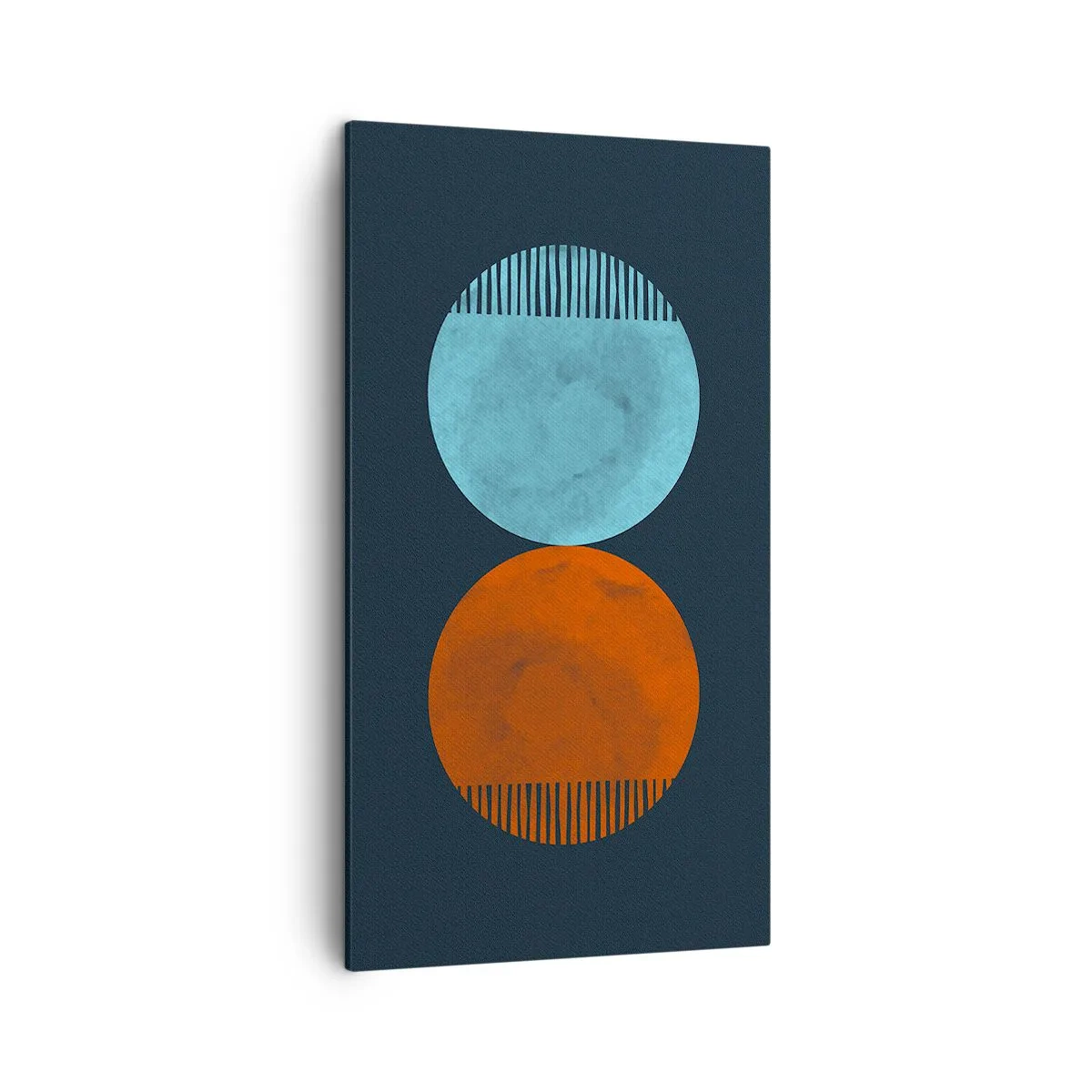 Quadro em tela - Apenas geometria? - 45x80 cm