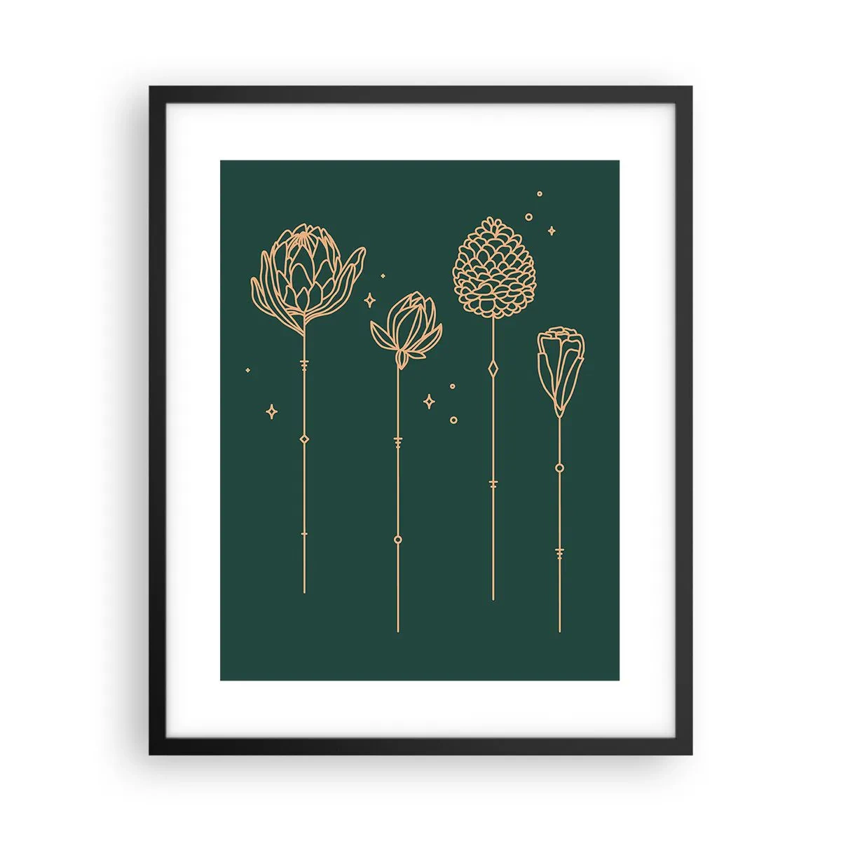 Pôster com moldura preta - A família RAMOS - 40x50 cm