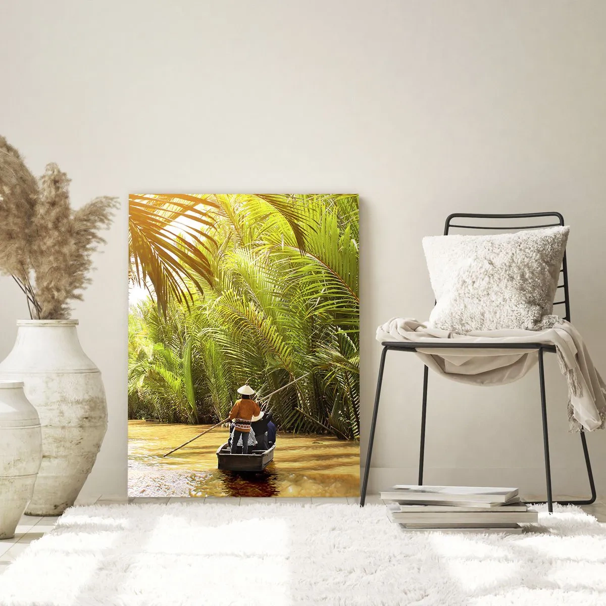 Quadro em vidro - Desfiladeiro das palmeiras - 50x70 cm
