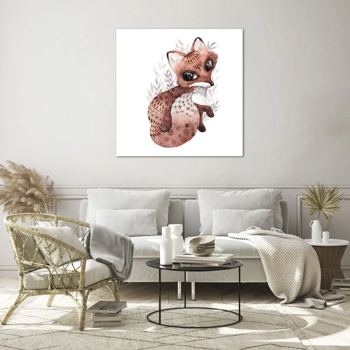 Quadro em vidro - Como não amar - 30x30 cm