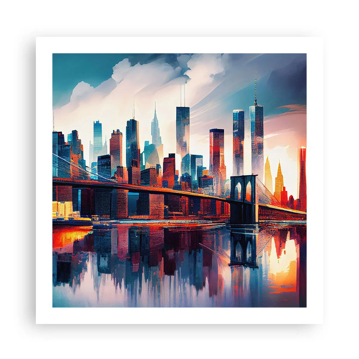 Pôster - Nova York dos sonhos - 60x60 cm