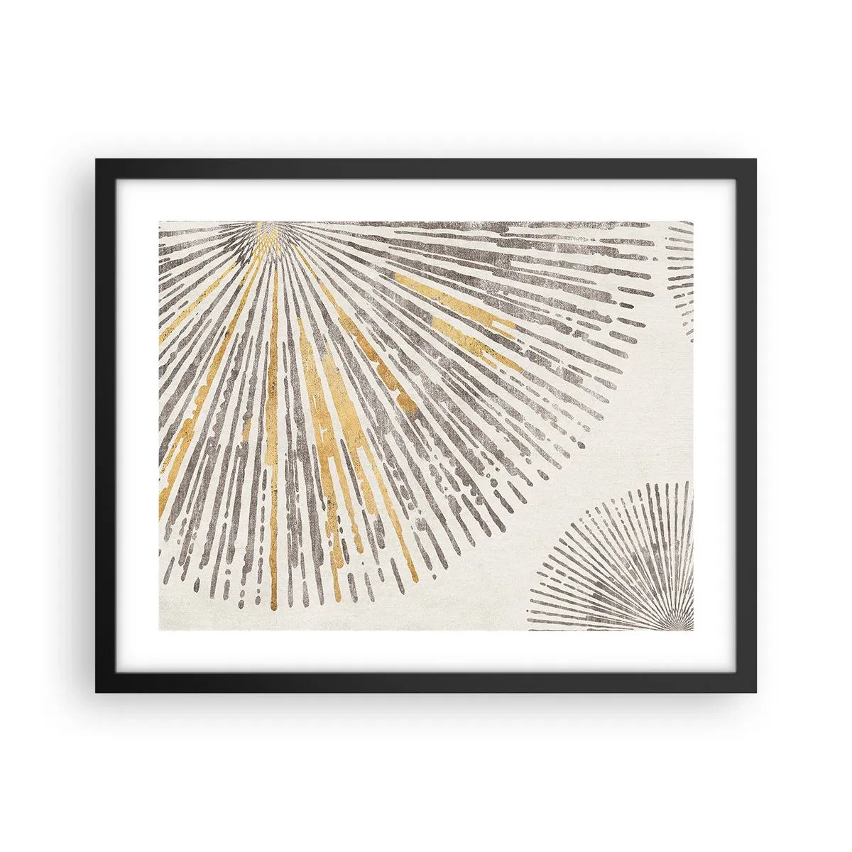 Pôster com moldura preta - A beleza do raio - 50x40 cm