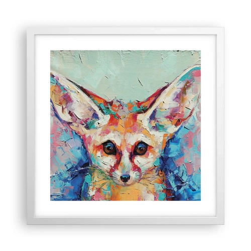 Pôster em moldura branca - Estão prontos para mim? - 40x40 cm