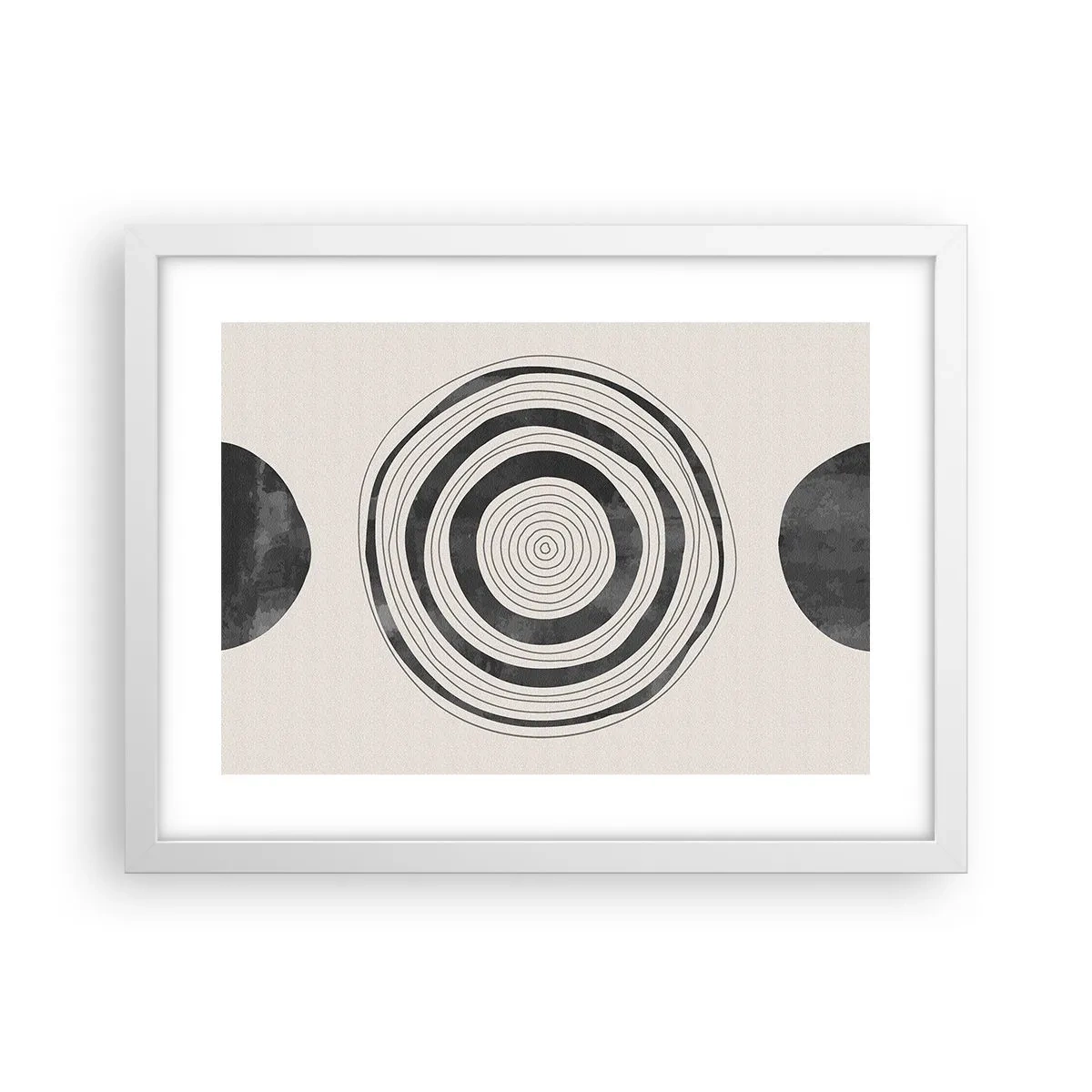 Pôster em moldura branca - Importante é o que há no caminho - 40x30 cm