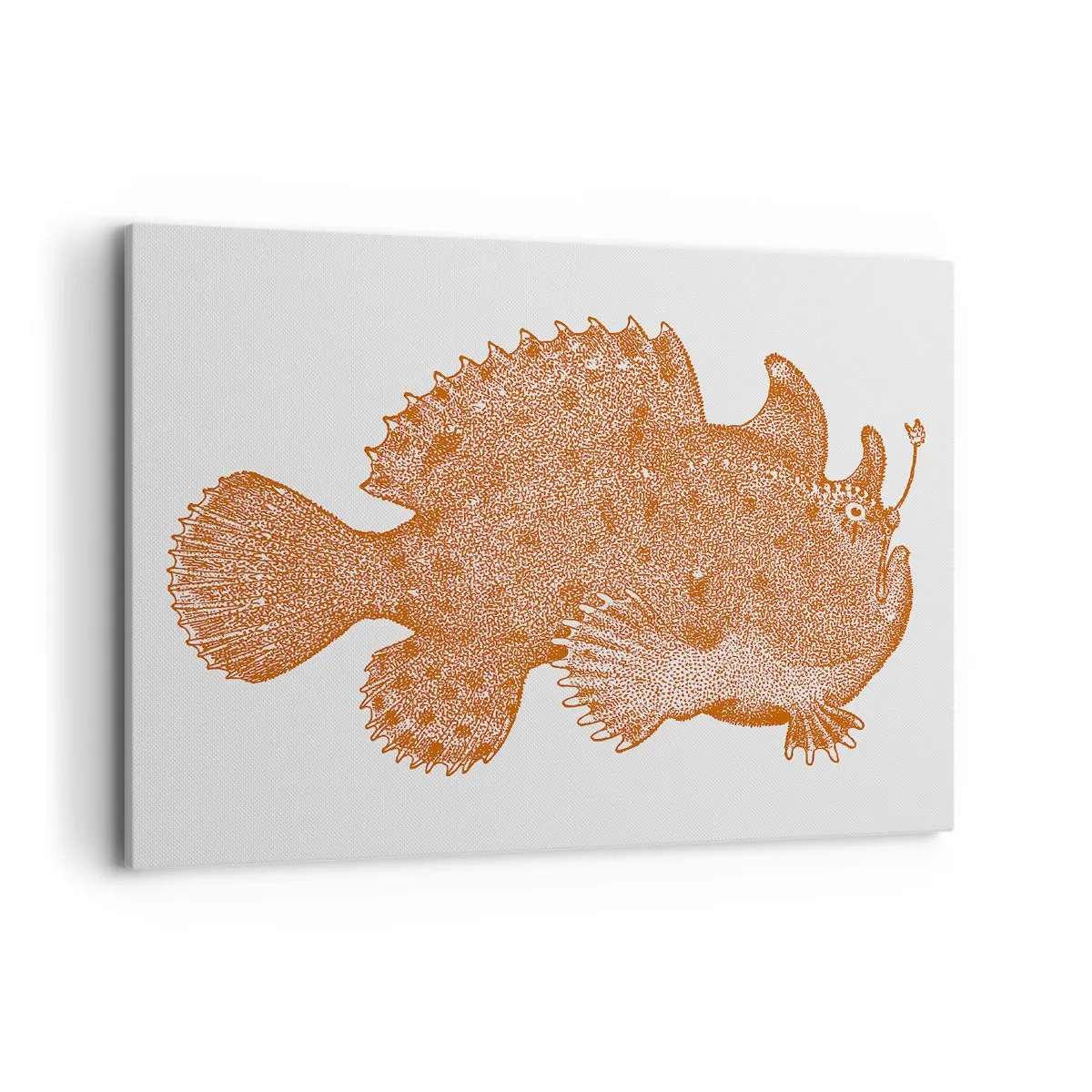 Quadro em tela - E era um peixe - 100x70 cm