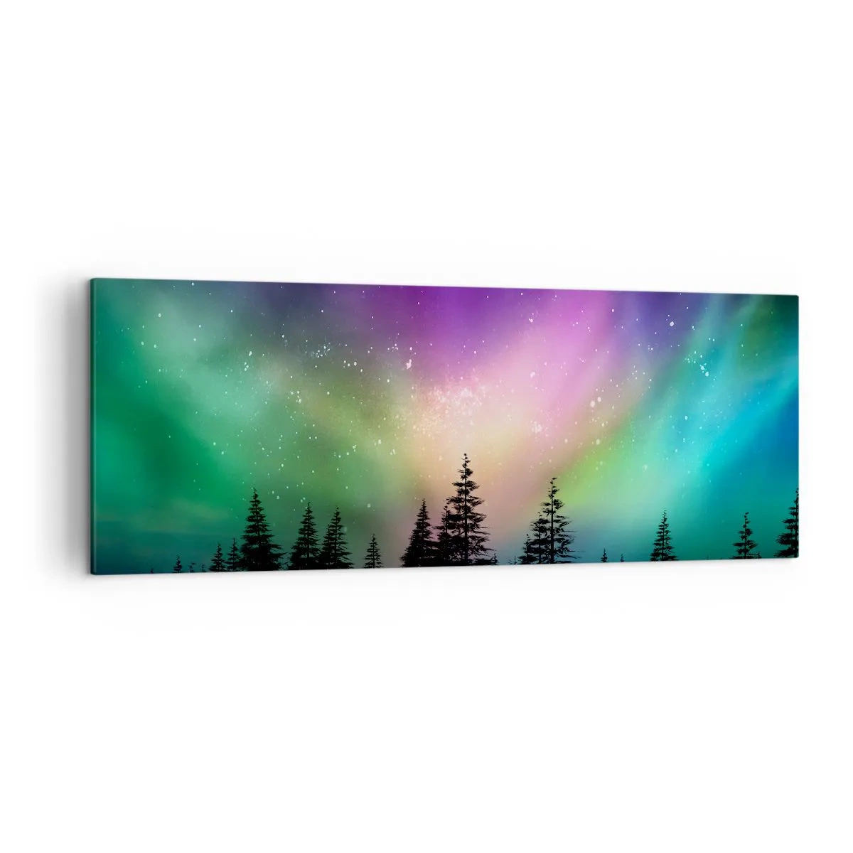 Quadro em tela - Magia branca - 140x50 cm