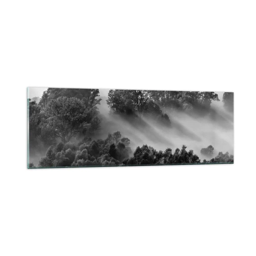 Quadro em vidro - Levantar-se do sono - 90x30 cm