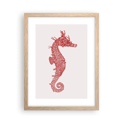 Pôster com moldura de carvalho claro - Uma criatura complexa - 30x40 cm