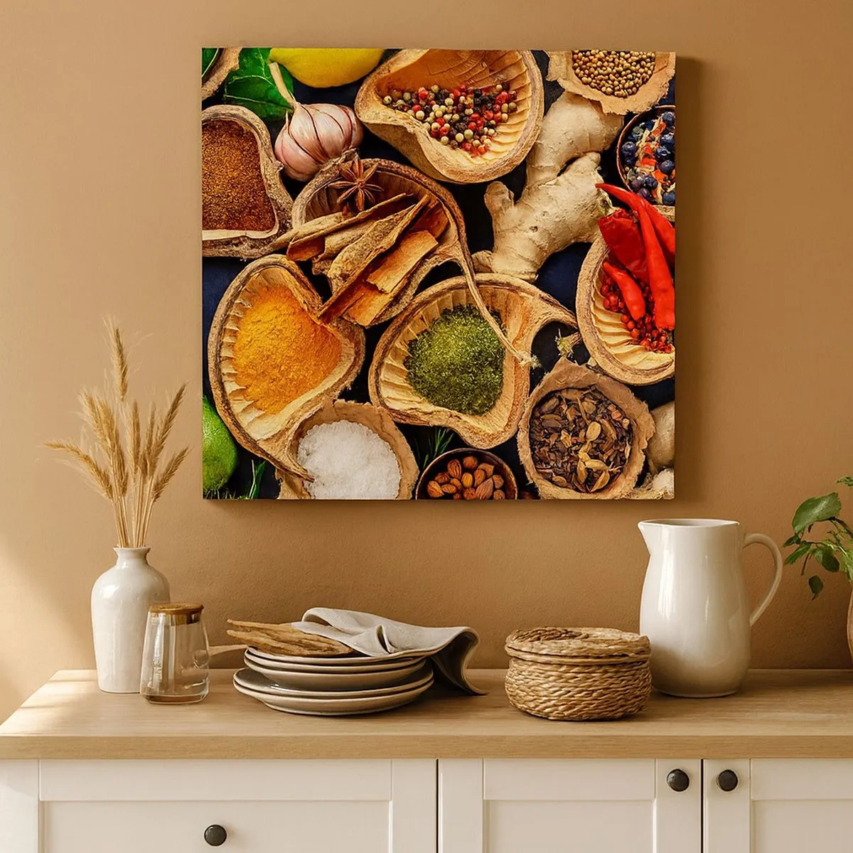 Quadro em tela - Leve o que quiser - 30x30 cm