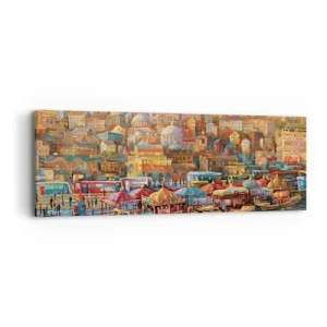 Quadro em tela - Conto de Istambul - 90x30 cm